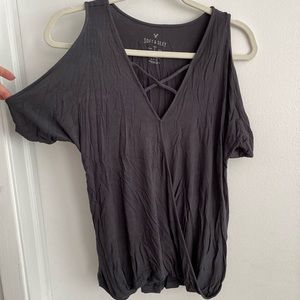 Cold shoulder top